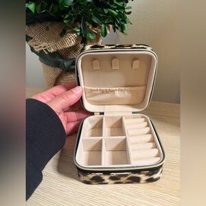 Leopard Print Jewelry Organizer
